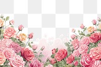 PNG  Flower rose backgrounds pattern