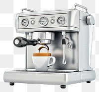 PNG Espresso machine appliance coffee cup.