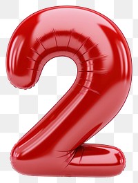 PNG Balloon number white background symbol.