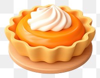 PNG Pumpkin pie dessert cupcake icing.