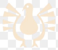 PNG Thanksgiving icon animal bird cartoon.