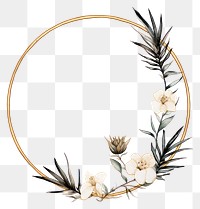 PNG Pineapple with golden hexagon frame pattern circle white background.