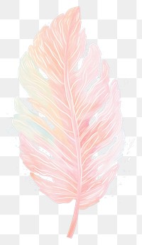 PNG  Aesthetic leaf painting plant petal.