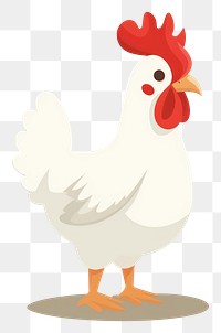 PNG Chicken animal poultry cartoon.