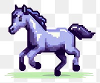 PNG Horse running pixel animal mammal art.
