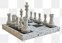 PNG Chess game chessboard strategy.