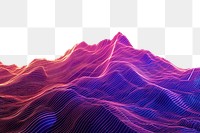 PNG  Neon mountain wireframe boder backgrounds abstract pattern.