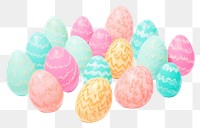 PNG Easter eggs celebration decoration tradition.
