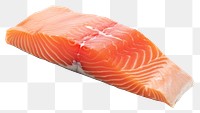 PNG Raw salmon fillet steak seafood white background relaxation.