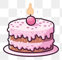 PNG Cake pixel dessert cupcake candle.