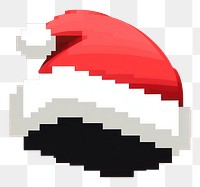 PNG Santa hat pixel shape celebration electronics.