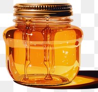 PNG A honey jar bottle glass container.