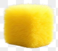 PNG Lemon slice fluffy wool yellow softness produce.