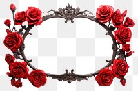 PNG Iron rose red frame flower plant 