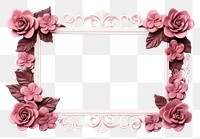 PNG Rose wood frame flower plant 