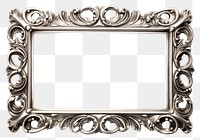 PNG Valentines silver frame backgrounds rectangle white background.