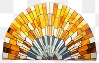 Mosaic tiles of sun art architecture creativity.