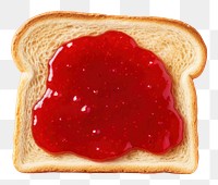 PNG Toast with jam bread food preserves.