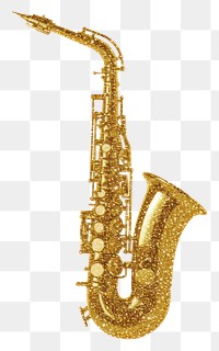 PNG Saxophone icon saxophone gold white background.