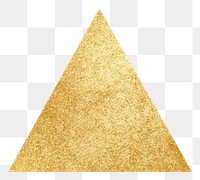 PNG Triangle icon backgrounds shape gold.