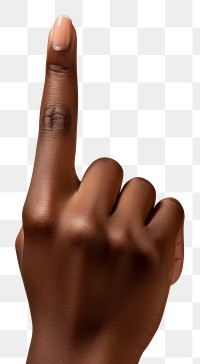 PNG The finger of a woman displaying the okay sign hand skin cosmetics.
