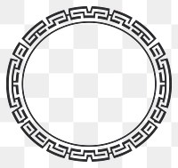 PNG Chinese circle frame astronomy outdoors pattern.