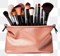 PNG Cosmetic accessories cosmetics brush bag.