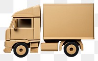 PNG Cardboard vehicle transportation semi-truck.