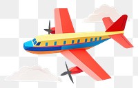 PNG Illustration of a air plane aircraft airplane airliner.