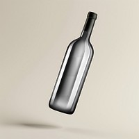 Wine bottle png mockup, transparent design