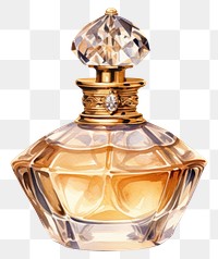 PNG Perfume bottle white background creativity.
