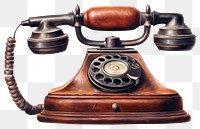 PNG Telephone electronics technology nostalgia.
