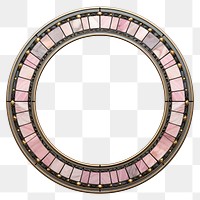 PNG Circle pink art nouveau white background architecture photography.