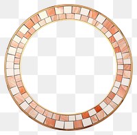 PNG Circle rose art nouveau mosaic white background rectangle.