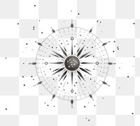 PNG Astrology drawing line monochrome.