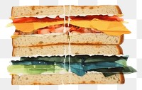 PNG Sandwich sandwich bread food.