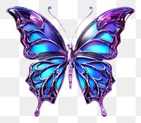 PNG Neon butterfly animal insect purple.