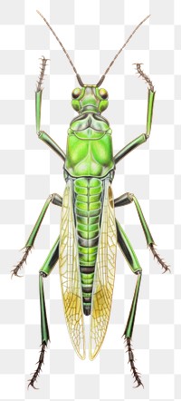PNG Insect grasshopper animal sketch.