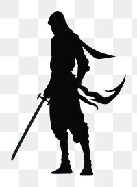 PNG  Ninja Symbol silhouette black adult