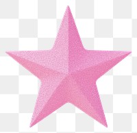 PNG Pink star icon symbol shape white background.