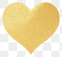 PNG Gold heart icon backgrounds shape white background.