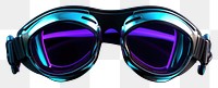 PNG Music sunglasses violet light.