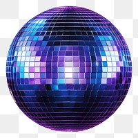 PNG Disco ball sphere purple light