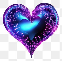 PNG Heart heart violet light.