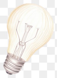 PNG Light bulb lightbulb drawing sketch.