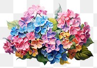 PNG Flower bushes art painting plant.