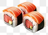 PNG Maki rolls sushi rice food.