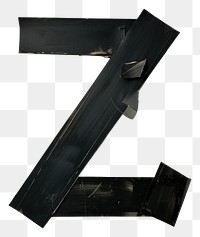 PNG Tape letters Z number black weaponry.