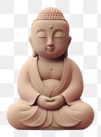 PNG Buddhism clay representation spirituality.