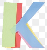 PNG Letter K cut paper text white background simplicity.